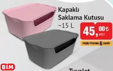KAPAKLI SAKLAMA KUTUSU